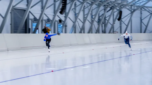 Skøytetrening i Arena Nordvest