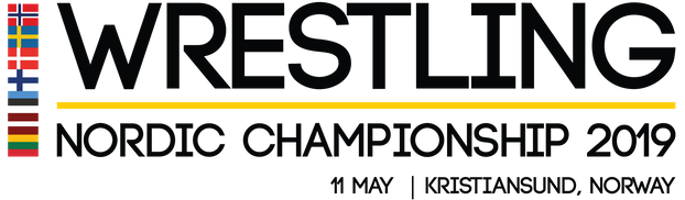 Logo - Wrestling, Nordic Championship 2019